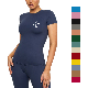  2023 MID Long High Quality 100% Combed Cotton Women Fashion Slim Fit Casual Short Sleeve T-Shirt for Women