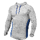  Mens Long Sleeve Running Hiking Tops Casual Activewear Quick Dry Gym Workout Hooded T Shirt