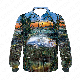  Custom Subliamtion 100% Polyester Long Sleeve UV Sun Protection Performance Fishing T-Shirt