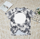  Women 100 Polyester and Cotton T-Shirt Unisex Faux Bleached Tshirts for Sublimation
