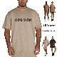 200GSM 100 Heavy Cotton T-Shirt Custom Puff Print Sublimation Printing Plain Blank Tee Round Neck Drop Shoulder Oversized Customized Men′s T Shirt Manufacture