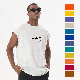  Top Sell China Manufacturer High Quality Singlets Men Custom Logo Rhinestone Street Wear Plus Size Men′s Tank Tops