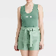  Wholesale Cotton Polyester Blank U Neck Custom Women Tank Tops