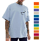  Custom Wholesale OEM High Quality 250g Cotton Jersey Heavyweight Cotton Oversized Men Plain Blank T Shirt
