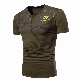 Hot Sale 160GSM Spandex Cotton Lycra Men′s Fashionable Elastic T Shirt