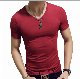  Plain Blank Muscle Fit Round Neck Quatity Cotton 93% Lycra 7% T Shirt Under Wear Tshirt