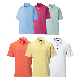  Solid Color Golf Short Sleeve Polo T-Shirt Men Low MOQ Quick Dry