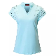 Golf Shirts Custom Logo Hot-Selling Plain Light Blue Quick Dry Sleeveless