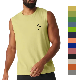  Sports Cotton Boy′s Muscle Singlet Sleeveless Travel Vest Fitness Running Gym Bodybuilding 100 Polyester Men′s Tank Tops