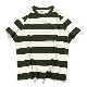 High Quality Summer Cotton Stripped T Shirt Casual Blank Striped Heavyweight T-Shirts for Men manufacturer