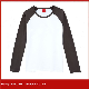 Guangzhou Factory Manufacture Long Sleeves Raglan Women T Shirt (R85)
