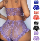  Women Transparent Sheer Mesh Lace Cupped Sexy Lingerie