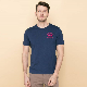 Mens Classic Casual Embroidery Crew Neck T-Shirts