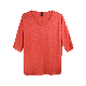  Women′ S Linen 1/2 Sleeve T-Shirts for Summer