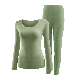  Autumn Winter Heated Underwear Set Men Women Long Sleeve Thermal Tops Non-Marking Long Johns Bottom Sleepwear