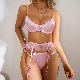  Plus Size Women Underwear Bra & Briefs Set White Sexy Lace Bodysuit Snap One Piece Lingerie Underwear Lingerie Sexy Lingerie