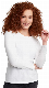  High Quality Cotton Women′s Long Sleeve Tee Shirts