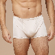  Cotton Solid Men′s Underwear Tagless Breathable Boxer Underwear Regular Long Briefs