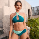 Colored Hollow Cross Strap Sexy Bikini manufacturer