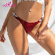  Girl Diamond Jewelry Rhinestone Thong High Waist Underwear Panties