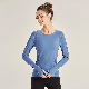  Womens Fitness Tops Apparel Activewear Gym Yoga Workout Sports Seamless Long Sleeve Shirt