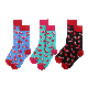  Wholesale Unique Knitted Soft and Comfortable Funny Happy Cotton Patterned Mens Dress Socks Fun