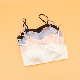 Plain Crepe Satin Slip-on Bra Without Rims for Comfort