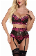  Newest Women′s Underwear Net Socks Three-Piece Set Manufacturers Wholesale Erogenous Lingerie