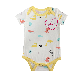 Wholesale All Overprinting Unisex Envelope Collar Short Sleeve Baby T-Shirts Infant Baby Bamboo Bodysuit