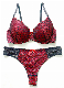  Underwear Set DOT Mesh Bra with Thong