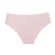 S-Shaper Women Ice Silk Seamless Underwear Middle Waisted Laser Cut with Lace Breathable Thongs