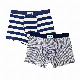  Factory Supply Low Price Striped Cotton Teen Boy′ S Underpants Set