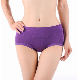 Women′s Bamboo Viscose Fiber Breathable High Middle Waist Panties