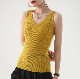  Ladies Fashion 100% Extrafine Merino Wool Rib Knitted Camisole Tops