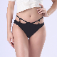  Ladies Sexy Hollow Metal Accessories Ice Silk Comfortable Breathable Underwear