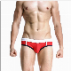  Custom Logo Men Cotton Underwear Men′s Pure Color Low Waist Briefs