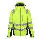 OEM Waterproof His Vis Zip up Workwear Wind Breaker Waterproof Warm Tactical Construction Golf Work Men Windbreaker Reflective Winter Safety Jacket manufacturer