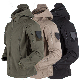 OEM New Fashion Mens Fleece Outdoor Tactical Softshell Jacket Hooded Outwear Coat manufacturer