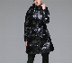  New Fashion High Quality 90% Grey Duck Down Coat Winter Thick Women Long Duck Down Jacket with Hood