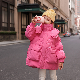  Wholesale Winter New Solid Color Korean with Hooded Girls Jacket