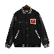  Custom High Quality Made Letterman Baseball Bomber Jackets with Chenille Patches Embroidery Logo Varsity Jacket Leather
