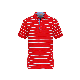  Cotton Striped Lapel Short-Sleeved Polo Custom