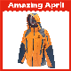 Men′ S Outdoor Mountaineering Adventure 100% Waterproof Rain Jacket manufacturer