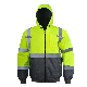  Yellow Uniform Safety Jacket Reflective High Visibility Heavy Duty Waterproof Mechanic Workwear