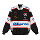  Vintage Street Racing Colorblock Loose Padded Jacket Men Custom Car Jackets
