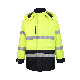  Work Wear Reflective Security Outdoor 100% Polyester High Visibility Padding Custom Logo Mens Puffer Rain Men Winter Safety Jackets