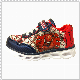  Factory Quality Sneakers Kids Boy PU Upper with PVC Logo PU Velcro