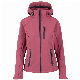  Fleece Outdoor Windproof Waterproof Breathability Softshell Jacket with Seamless Welded Pocket for Women′s