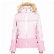  Women′s Ski Jacket with Zip-off Hood and Light Padding for Customizable Comfort