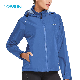  Women′ Cycling Running Rain Outdoor Jackets Waterproof Wind Breakers Jacket with Packable Reflective
